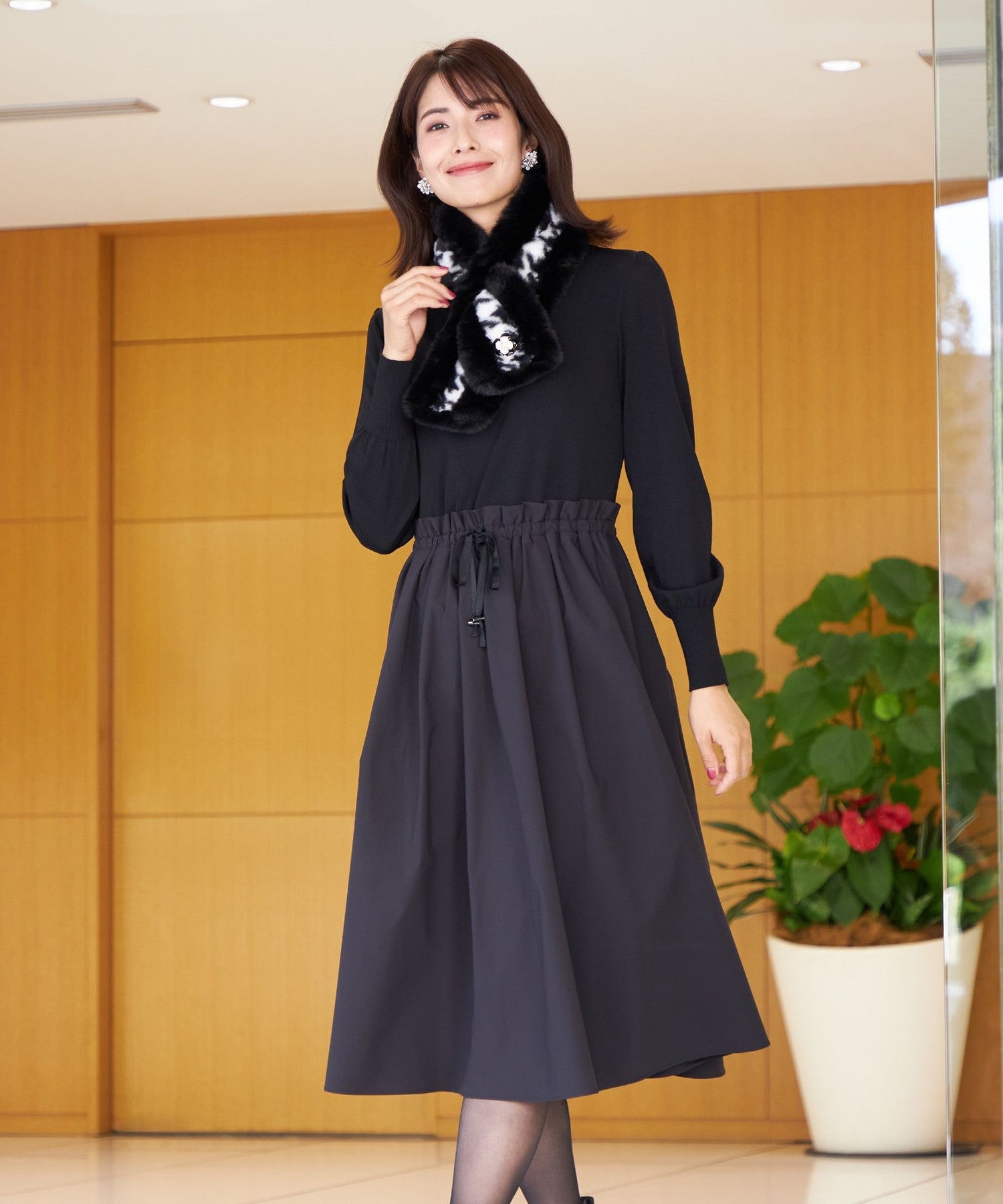 2361-W5J0825509__,09,モデル身長167cm 着用サイズ：40