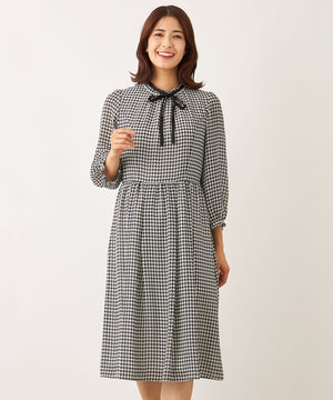 ジョーゼット千鳥 ワンピース(ワンピース)｜TO BE CHIC(トゥー ビー