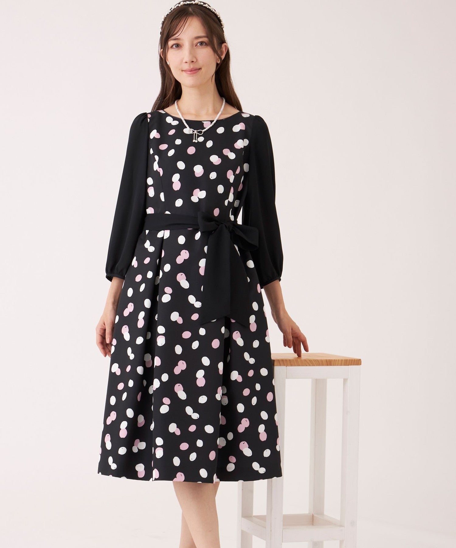 2361-W5J1268109__,09,モデル身長168cm 着用サイズ：40