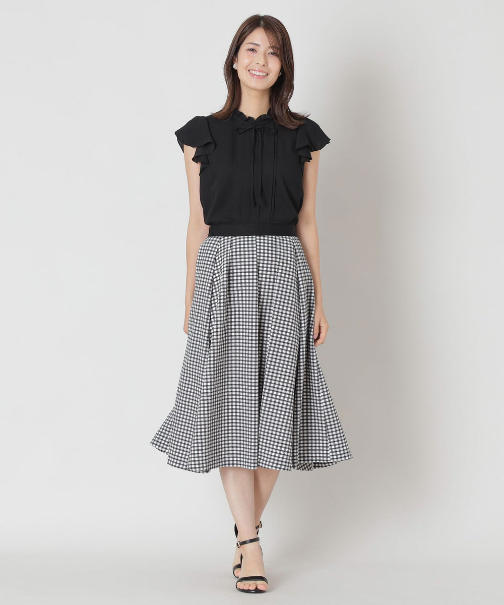 ノースリーブ フリルブラウス(トップス)｜TO BE CHIC(トゥー ビー