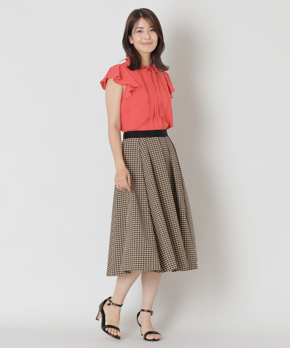 ノースリーブ フリルブラウス(トップス)｜TO BE CHIC(トゥー ビー
