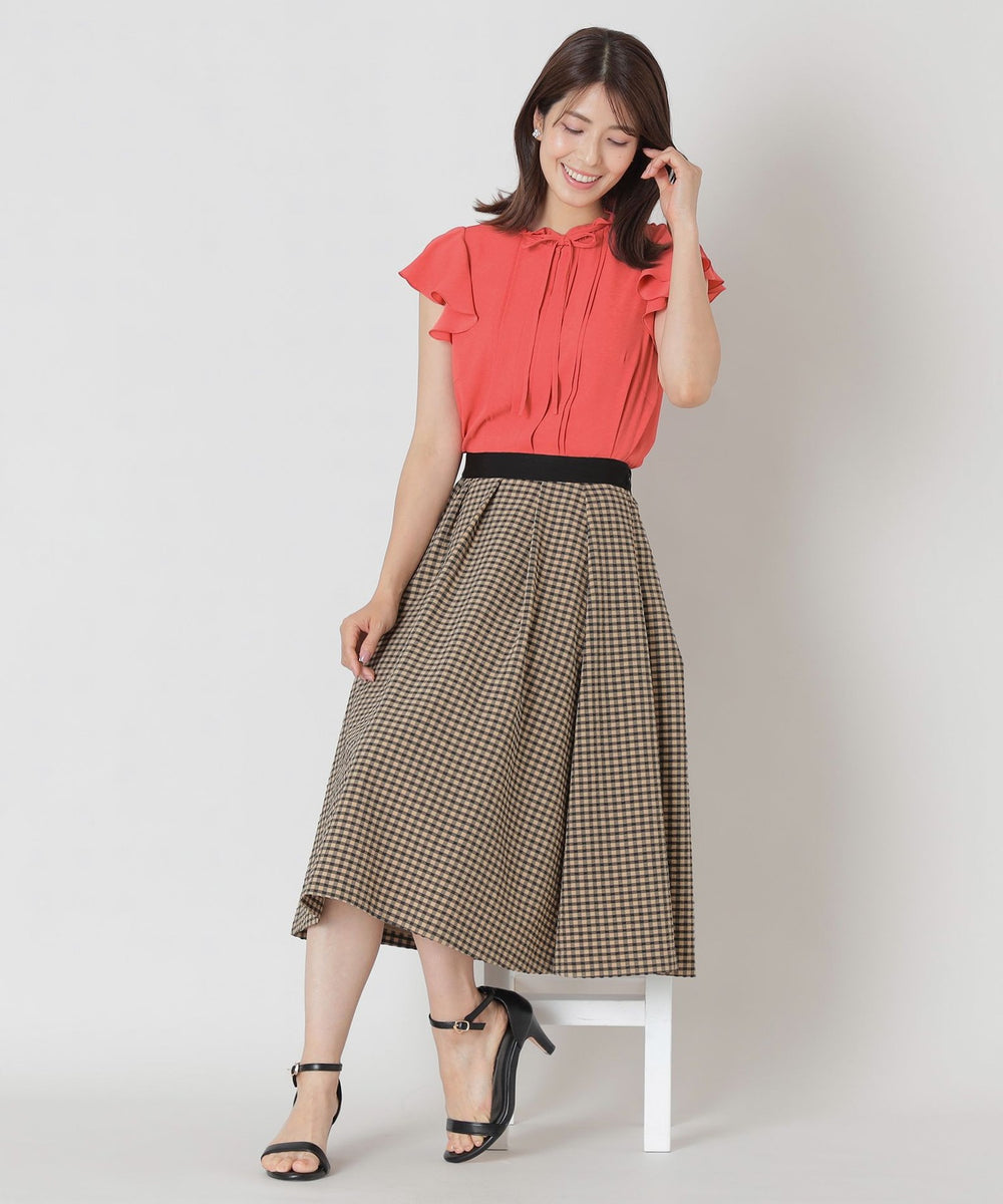 ノースリーブ フリルブラウス(トップス)｜TO BE CHIC(トゥー ビー