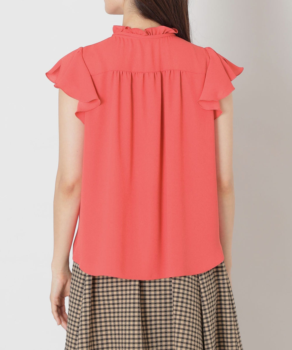 ノースリーブ フリルブラウス(トップス)｜TO BE CHIC(トゥー ビー