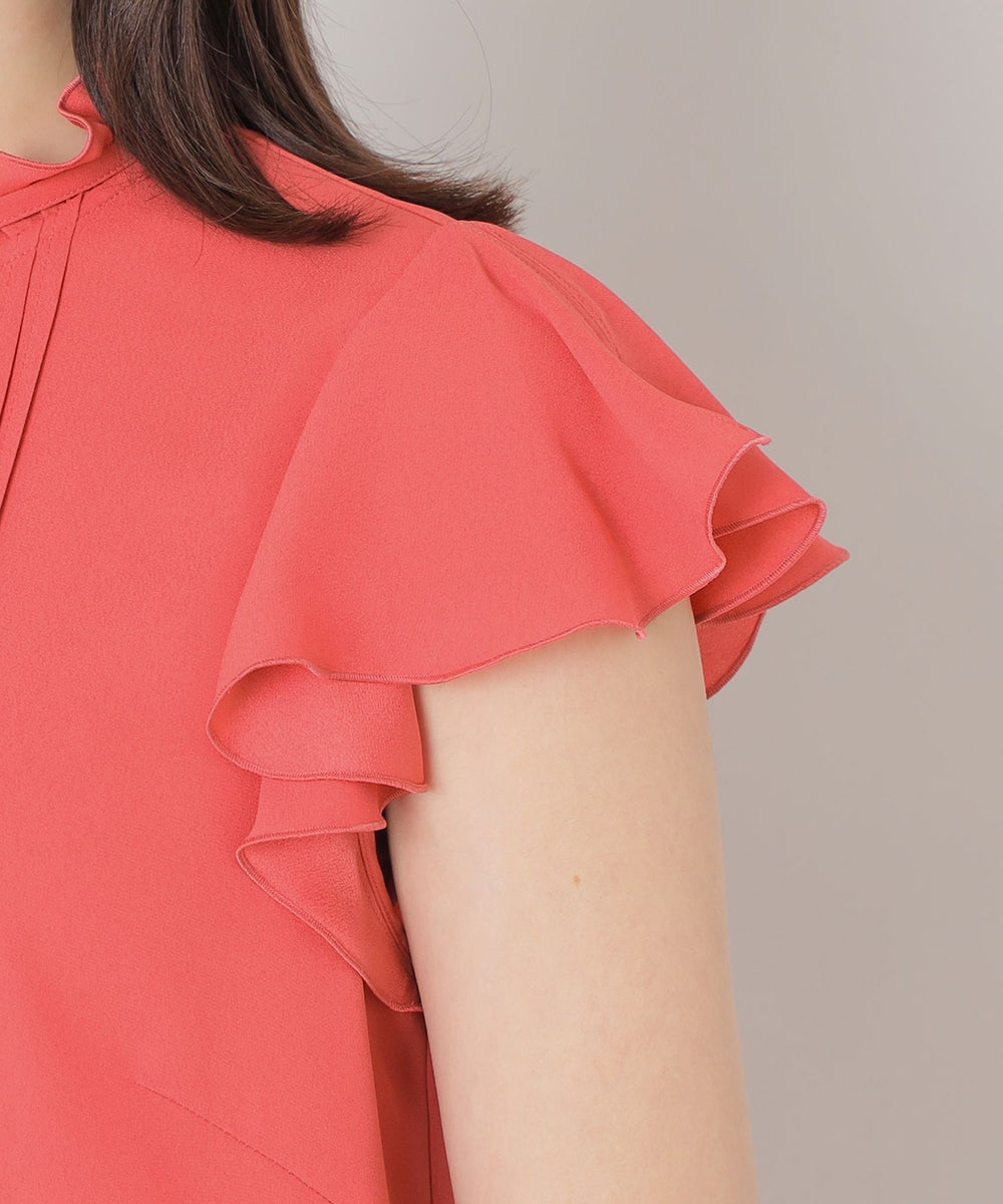 ノースリーブ フリルブラウス(トップス)｜TO BE CHIC(トゥー ビー