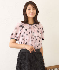 ダブルフラワープリント ブラウス(トップス)｜TO BE CHIC(トゥー ビー