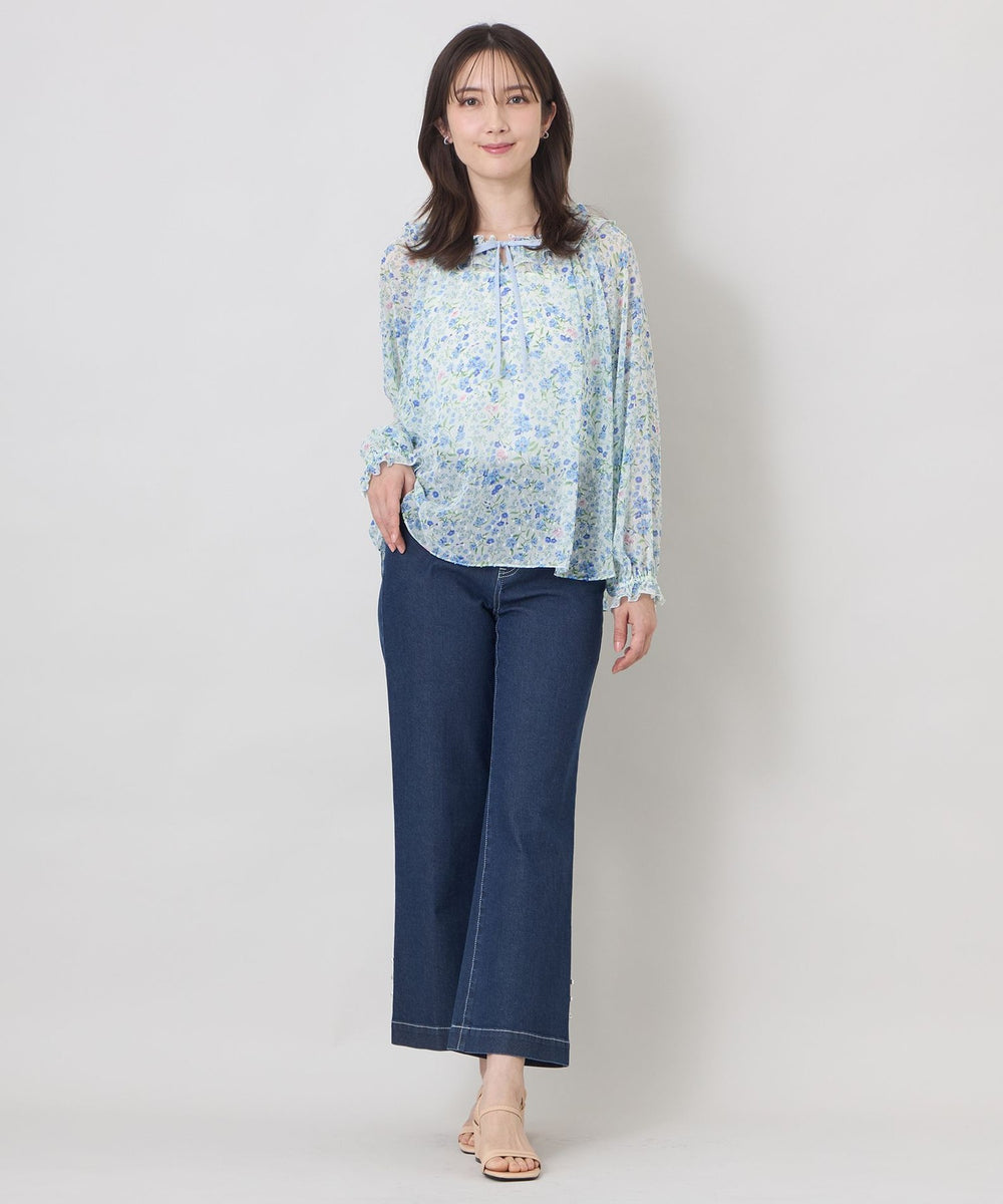 プチフルール フリルブラウス(トップス)｜TO BE CHIC(トゥー ビー