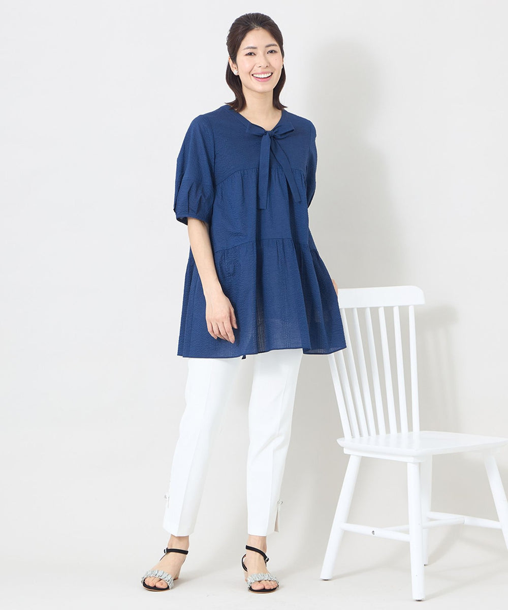 ウェーブローン エアリーティアードチュニック(トップス)｜TO BE CHIC