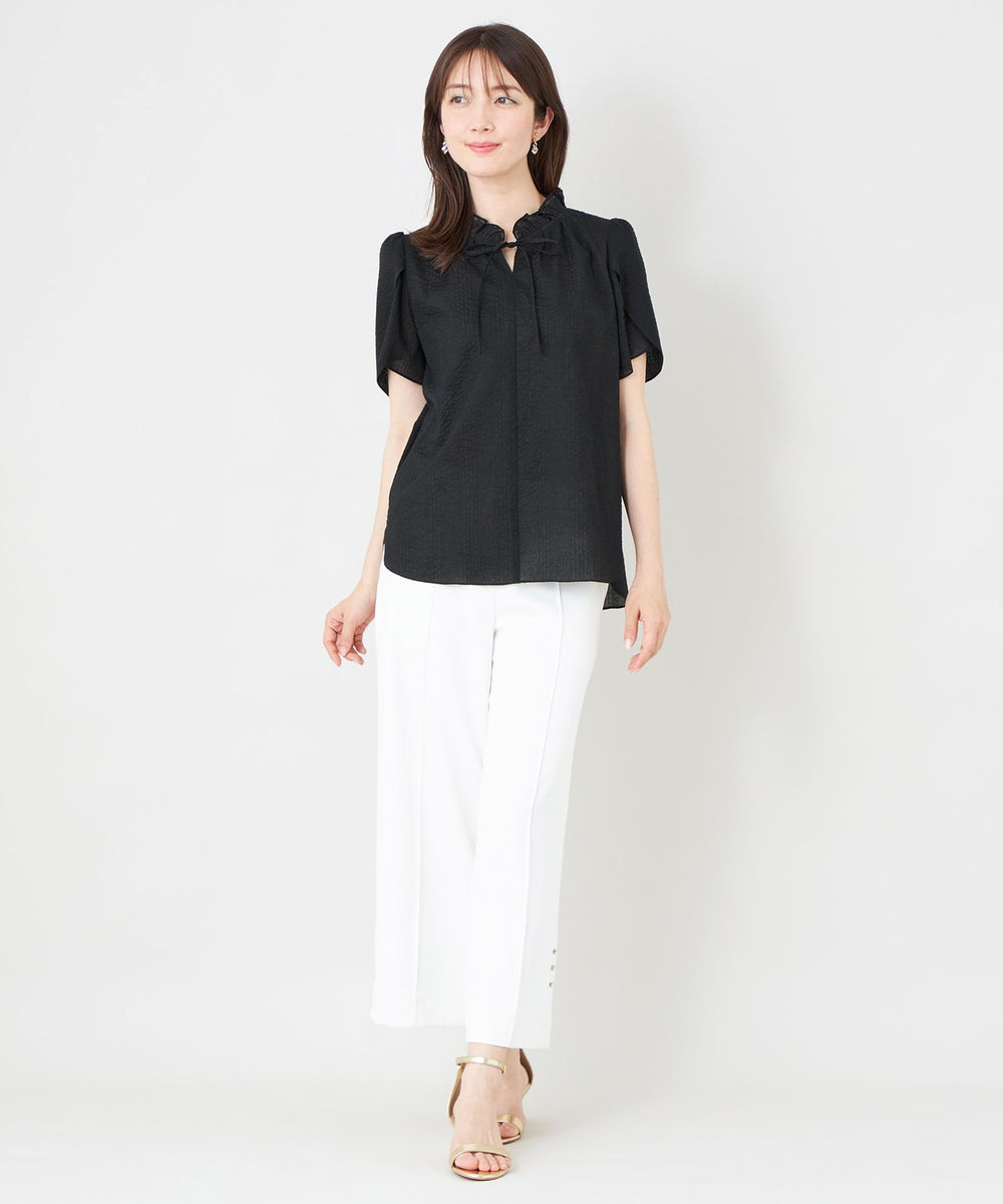ウェーブローン フリルブラウス(トップス)｜TO BE CHIC(トゥー ビー