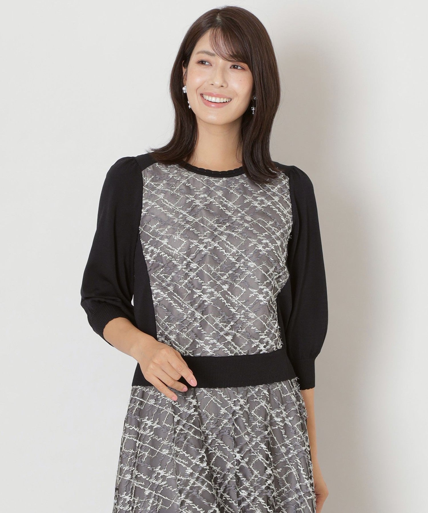 2361-W5N0341809__,09,モデル身長167cm 着用サイズ：40