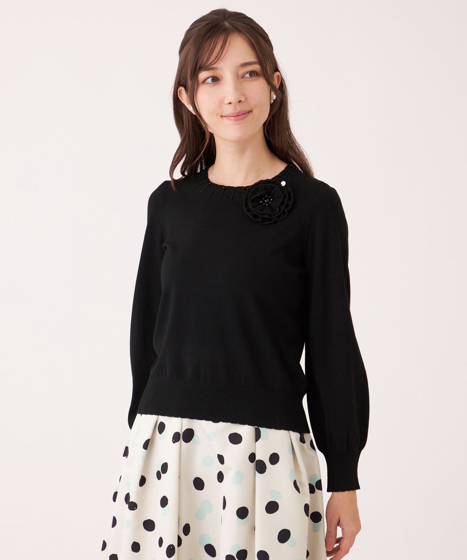 2361-W5N1868509__,09,モデル身長168cm 着用サイズ：40