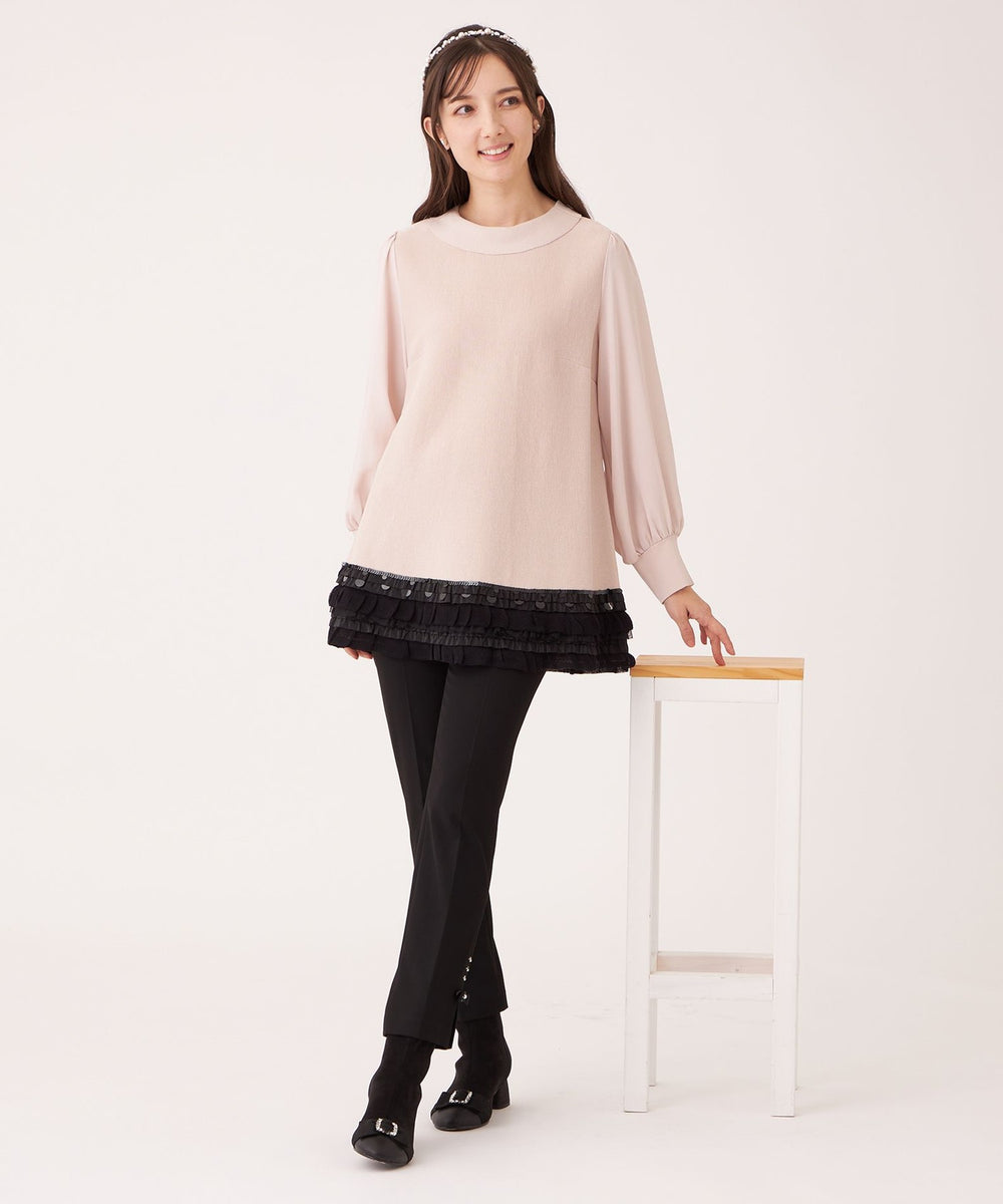 エレガンスヘム ニットチュニック(トップス)｜TO BE CHIC(トゥー ビー