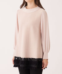 エレガンスヘム ニットチュニック(トップス)｜TO BE CHIC(トゥー ビー