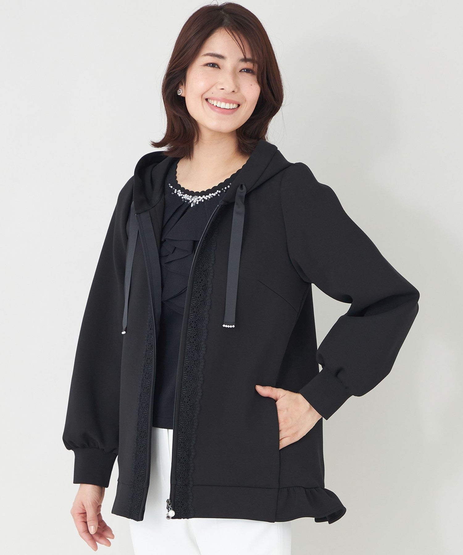 2361-W5P0171509__,09,モデル身長167cm 着用サイズ：40