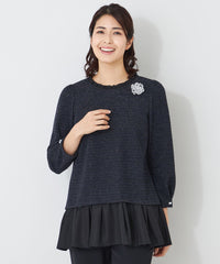 MIXツイードドッキング チュニック(ワンピース)｜TO BE CHIC(トゥー