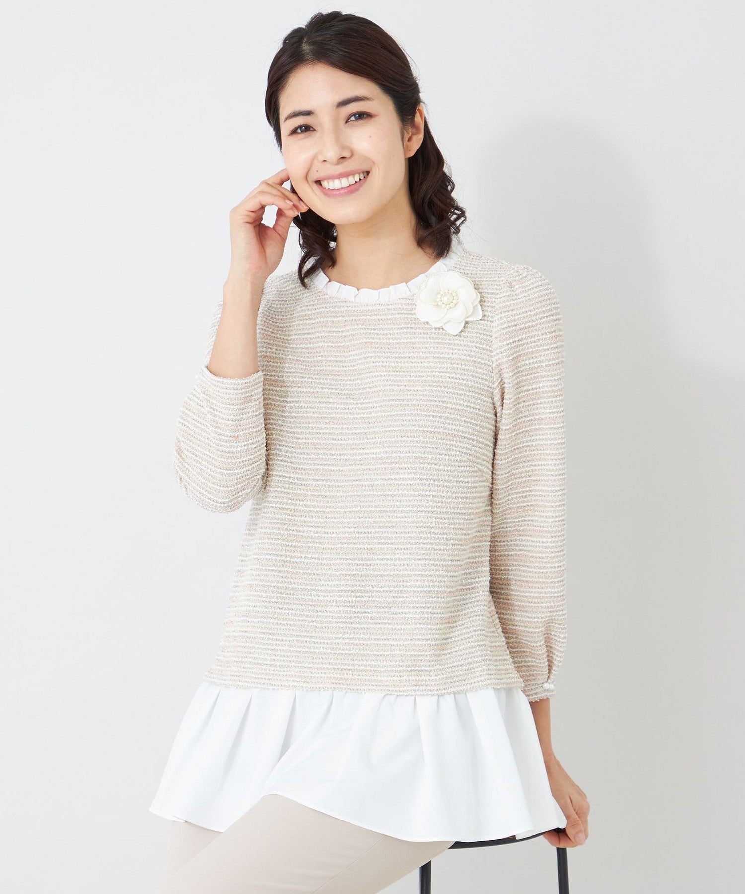 2361-W5P0270240__,40,モデル身長167cm 着用サイズ：40