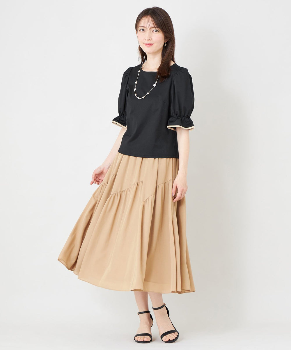 ポイントリボン デザインプルオーバー(トップス)｜TO BE CHIC(トゥー