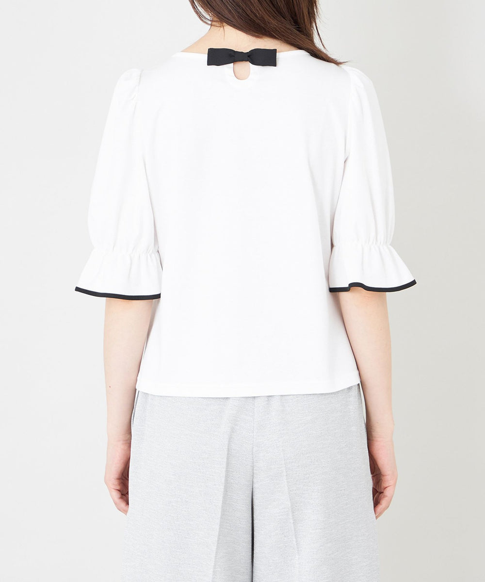 ポイントリボン デザインプルオーバー(トップス)｜TO BE CHIC(トゥー
