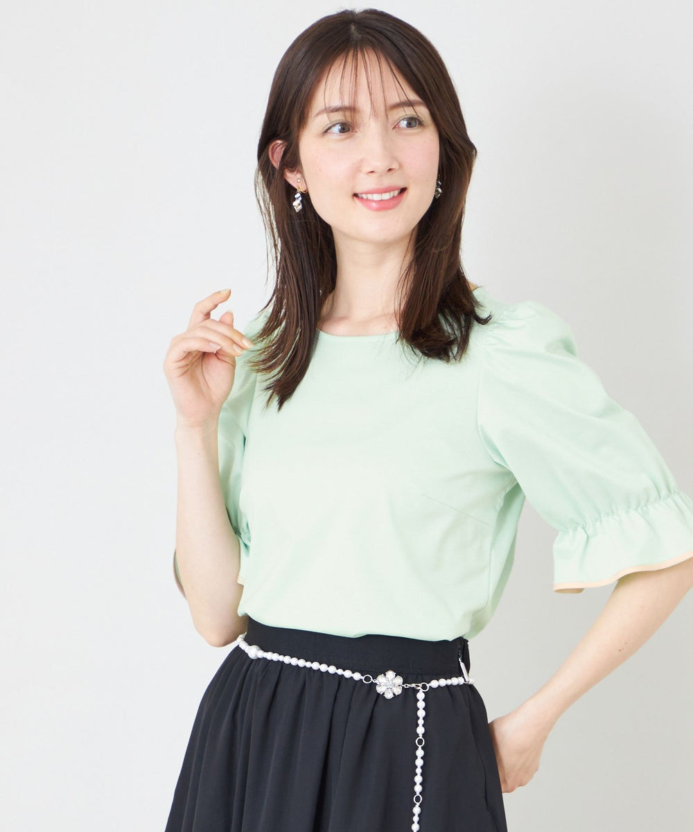 ポイントリボン デザインプルオーバー(トップス)｜TO BE CHIC(トゥー