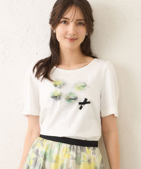 ぼかしフラワーモチーフ プルオーバー(トップス)｜TO BE CHIC(トゥー