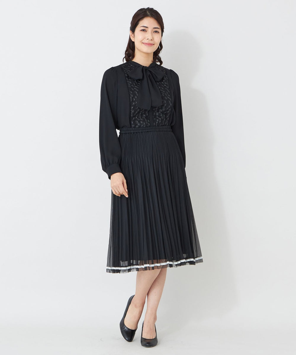 配色レース プリーツスカート(スカート)｜TO BE CHIC(トゥー ビー