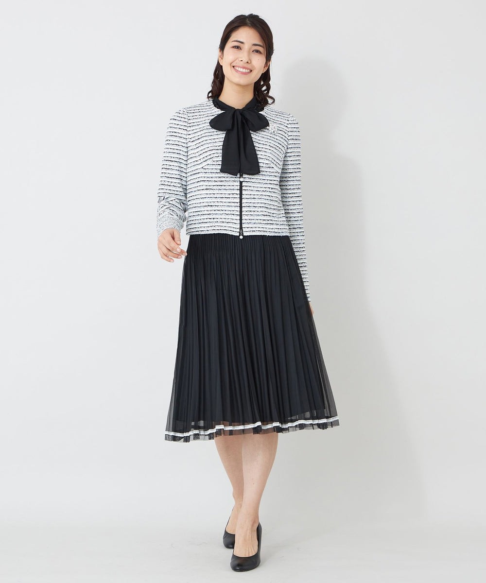 配色レース プリーツスカート(スカート)｜TO BE CHIC(トゥー ビー
