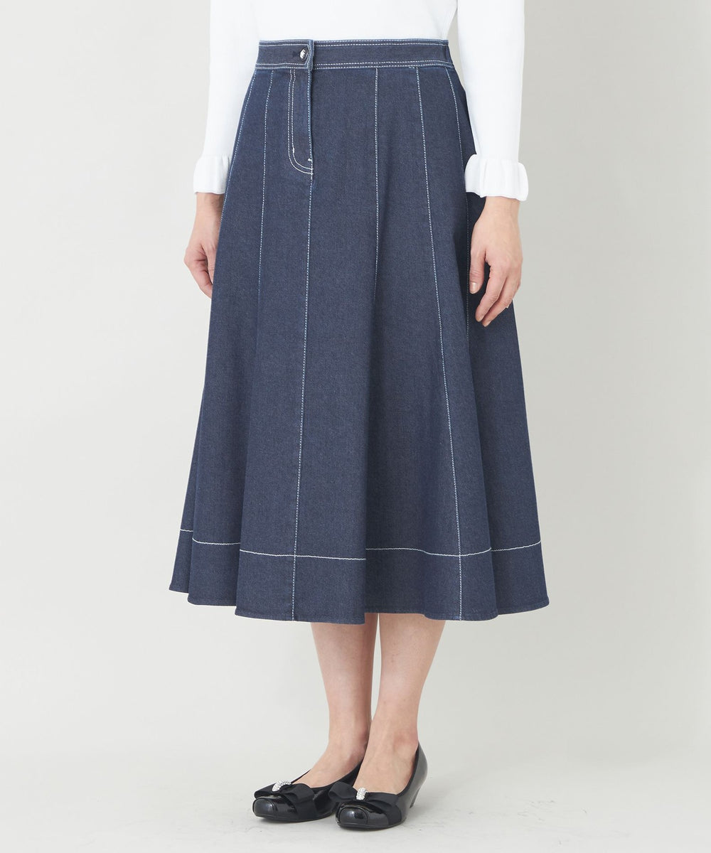 エレガンスデニム パネルスカート(スカート)｜TO BE CHIC(トゥー ビー