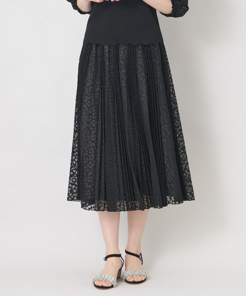 ジャカードレース プリーツスカート(スカート)｜TO BE CHIC(トゥー