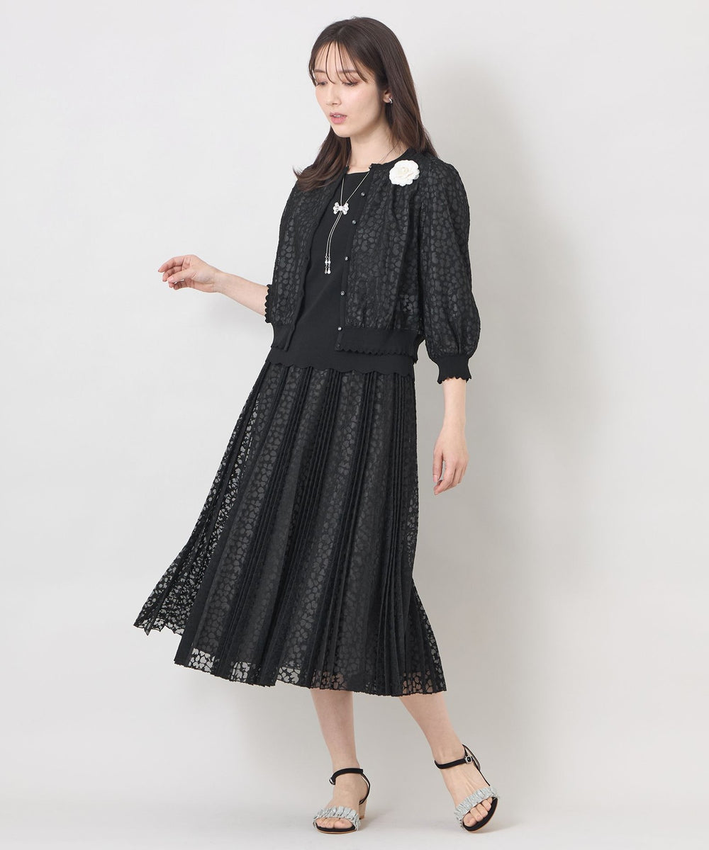 ジャカードレース プリーツスカート(スカート)｜TO BE CHIC(トゥー