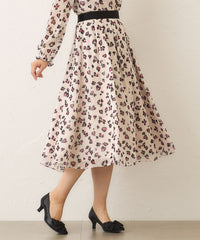 ゆうゆ様限定　ツモリチサト　森のくまさん　フレアスカート　tsumori TSUMORI CHISATO（ツモリチサト）の「ｸﾞｱﾃﾏﾗﾏｰｹｯﾄ（スカート