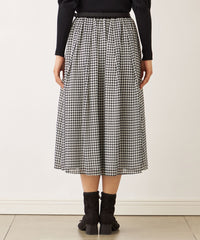 ひよページ【3/17到着予定】 ジョーゼット千鳥 タックスカート(スカート)｜TO BE CHIC(トゥー