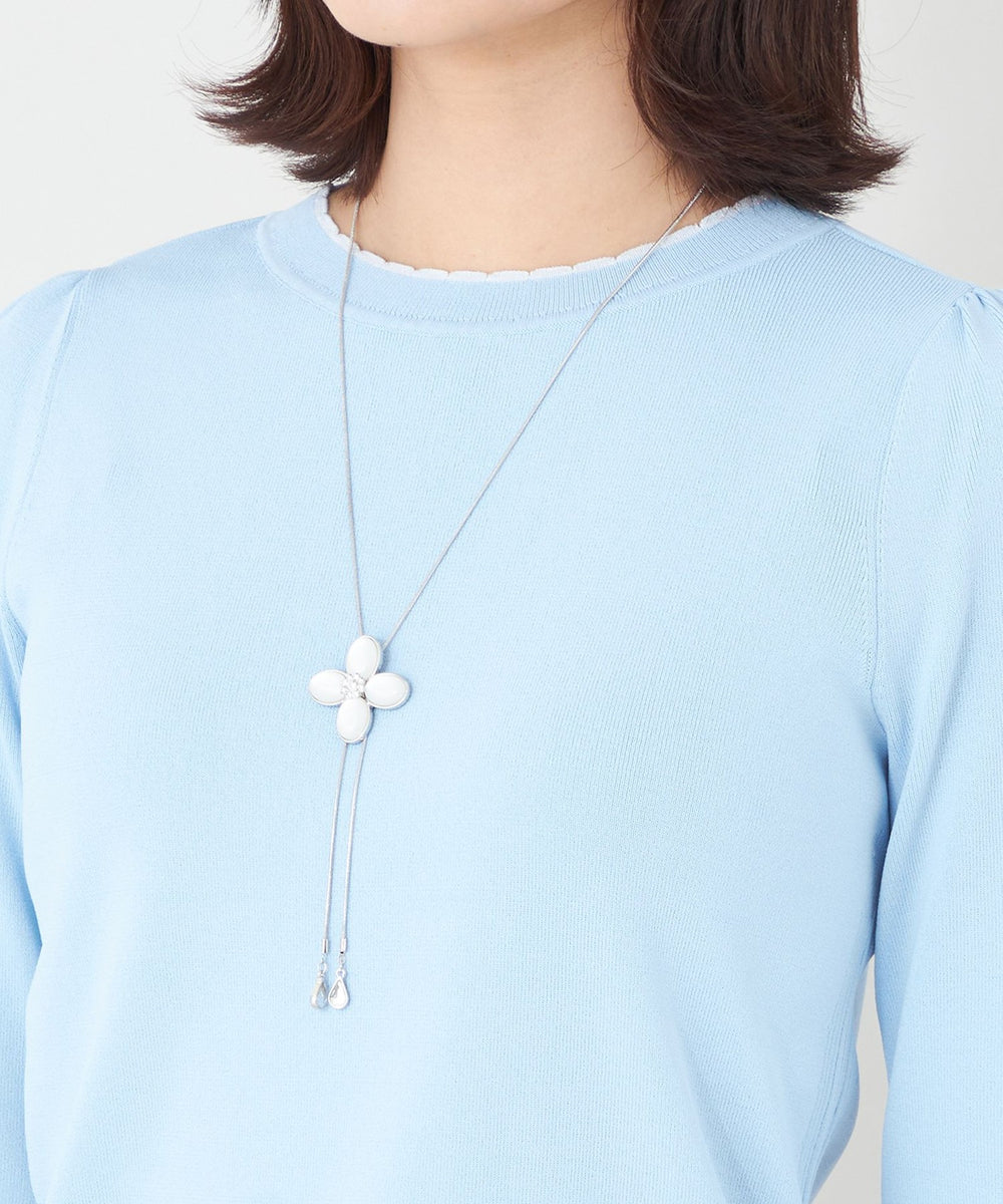 フラワースライドネックレス(小物・雑貨)｜TO BE CHIC(トゥー ビー