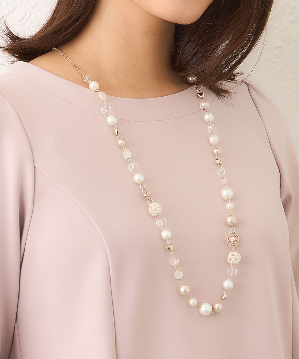 カメリアミックス ネックレス(小物・雑貨)｜TO BE CHIC(トゥー ビー