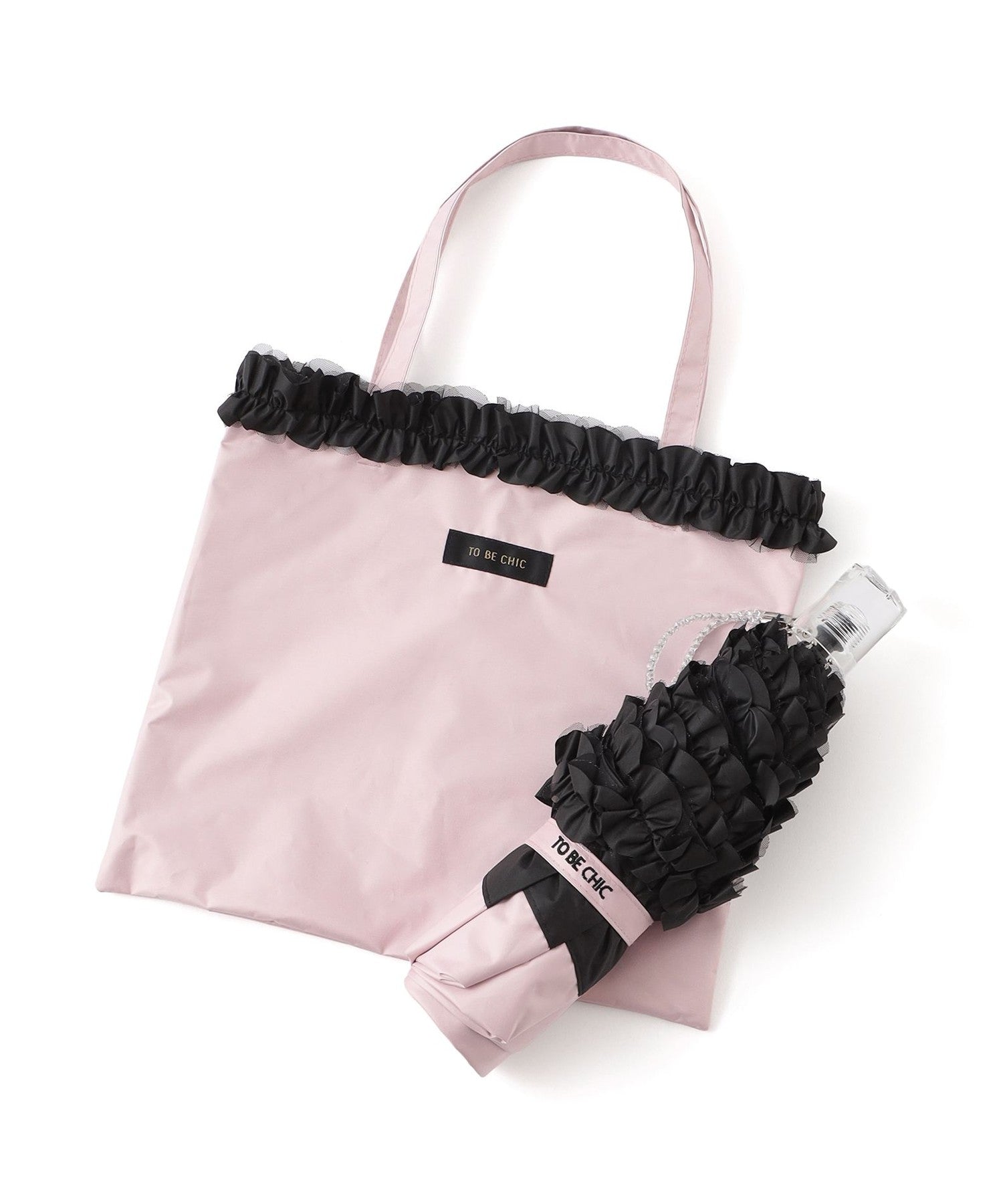 バイカラーフリルアンブレラ(傘)｜TO BE CHIC(トゥー ビー シック)の