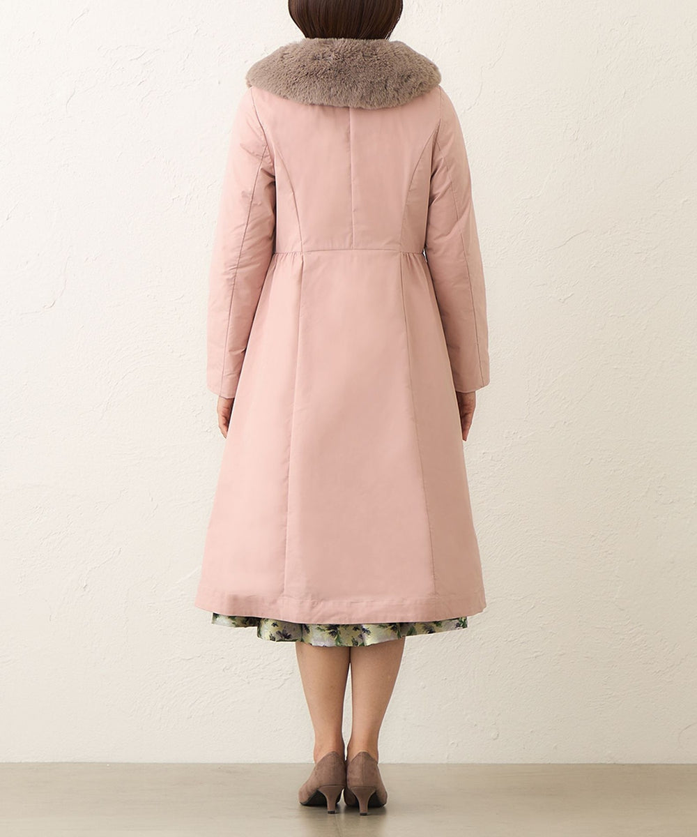 L】メモリータフタ ロングダウンコート(コート)｜TO BE CHIC