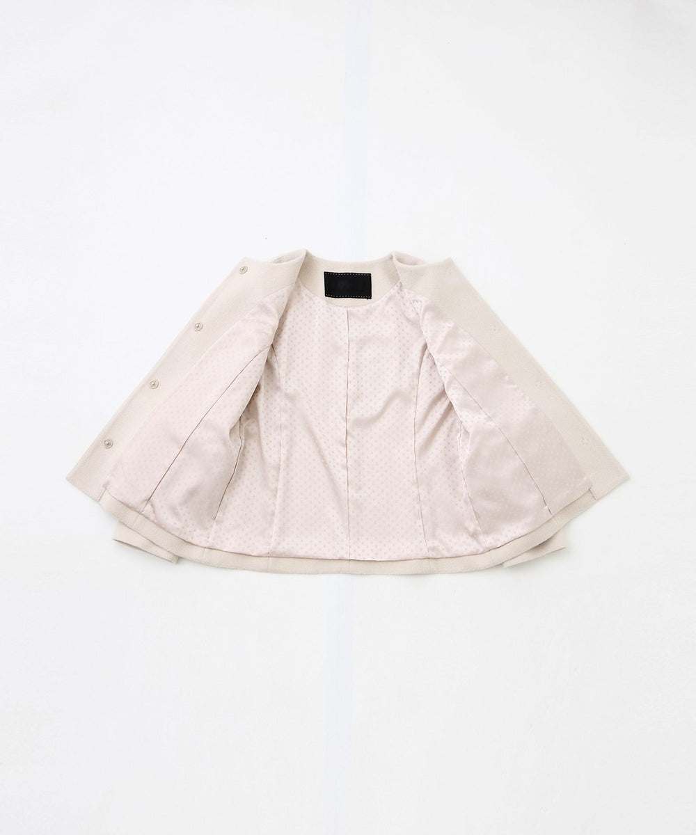 L】ファーコンビ アンゴラウールコート(コート)｜TO BE CHIC(トゥー