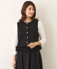 DESIGNWORKS ダンボール素材ストレッチジレ マットストレッチダンボール ロングジレ(ベスト)｜TO BE CHIC