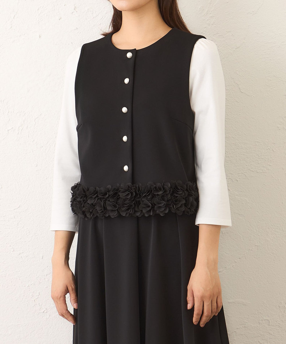 DESIGNWORKS ダンボール素材ストレッチジレ マットストレッチダンボール ロングジレ(ベスト)｜TO BE CHIC