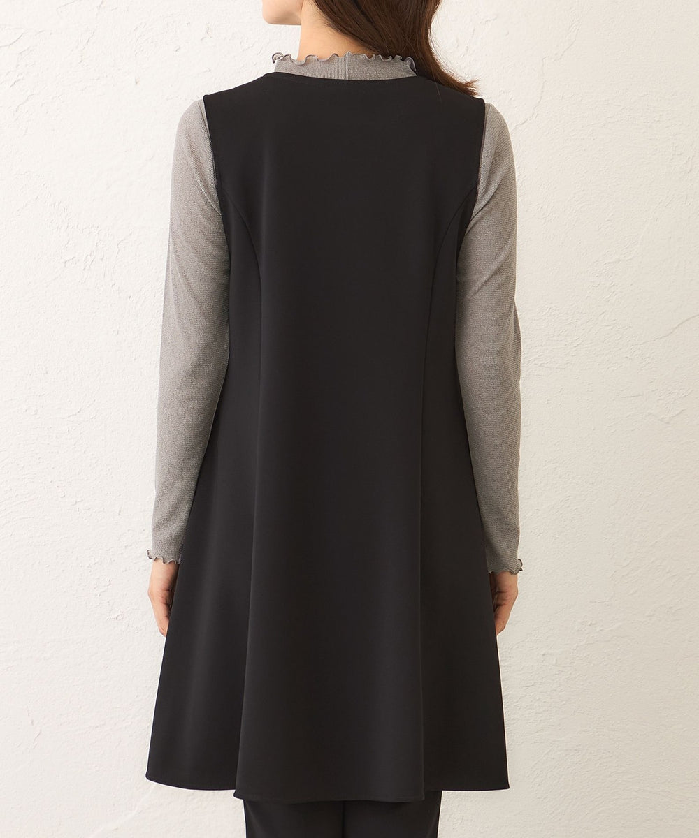 DESIGNWORKS ダンボール素材ストレッチジレ L】マットストレッチダンボール ロングジレ(ベスト)｜TO BE CHIC