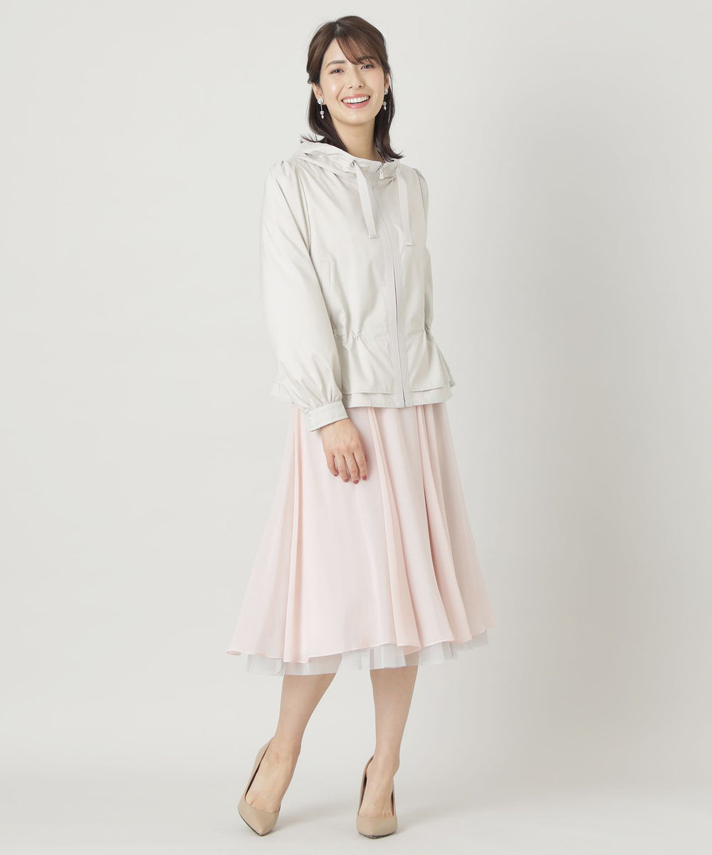 L】ポリエステルタフタ ショートブルゾン(ジャケット)｜TO BE