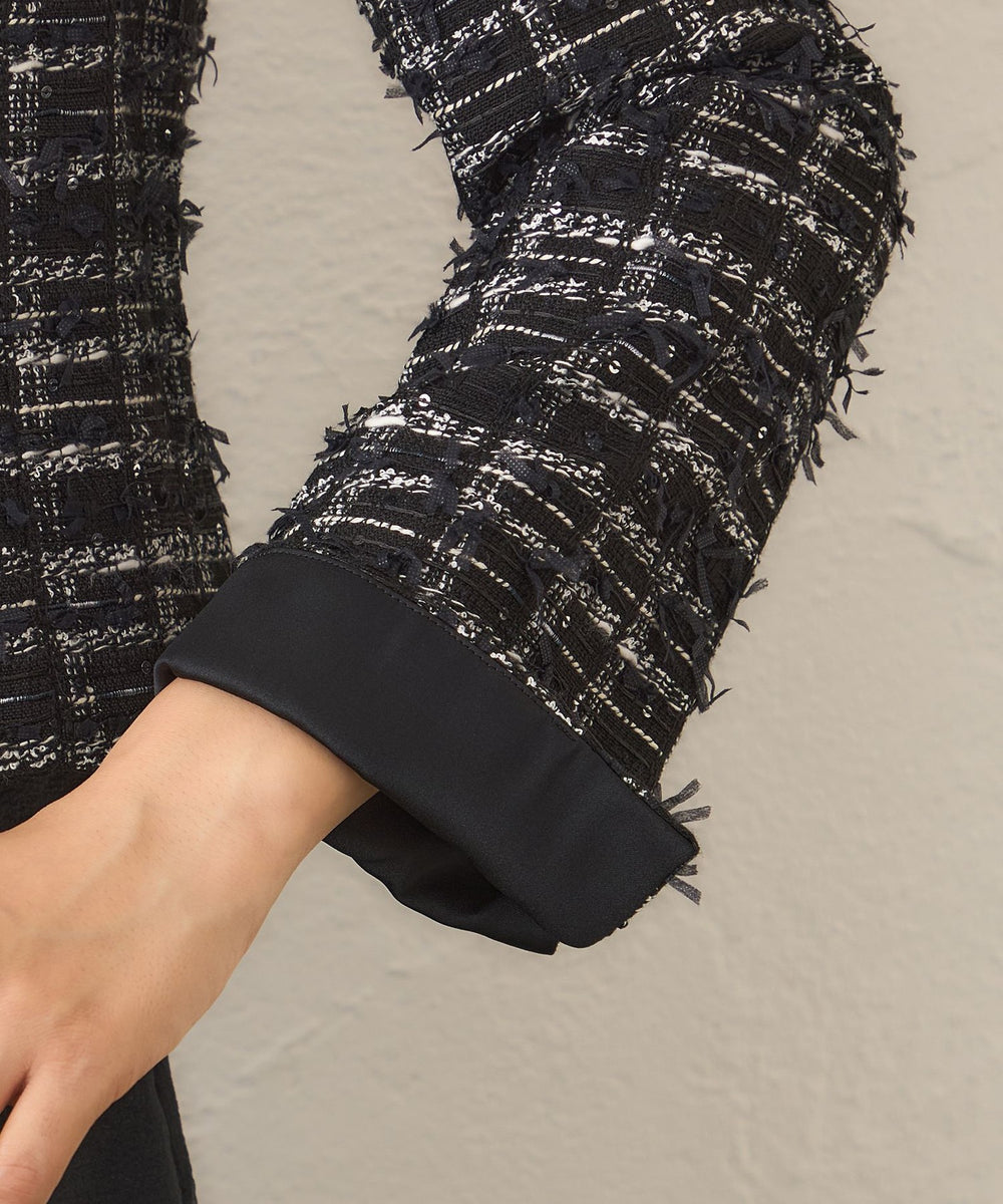 L】パピヨンファンシーツイード ジャケット(ジャケット)｜TO BE CHIC