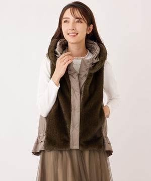 TO BE CHIC ウール ポンチョコート レッキスファー付　三陽商会 2362-W7E0967750_300x.jpg?v=