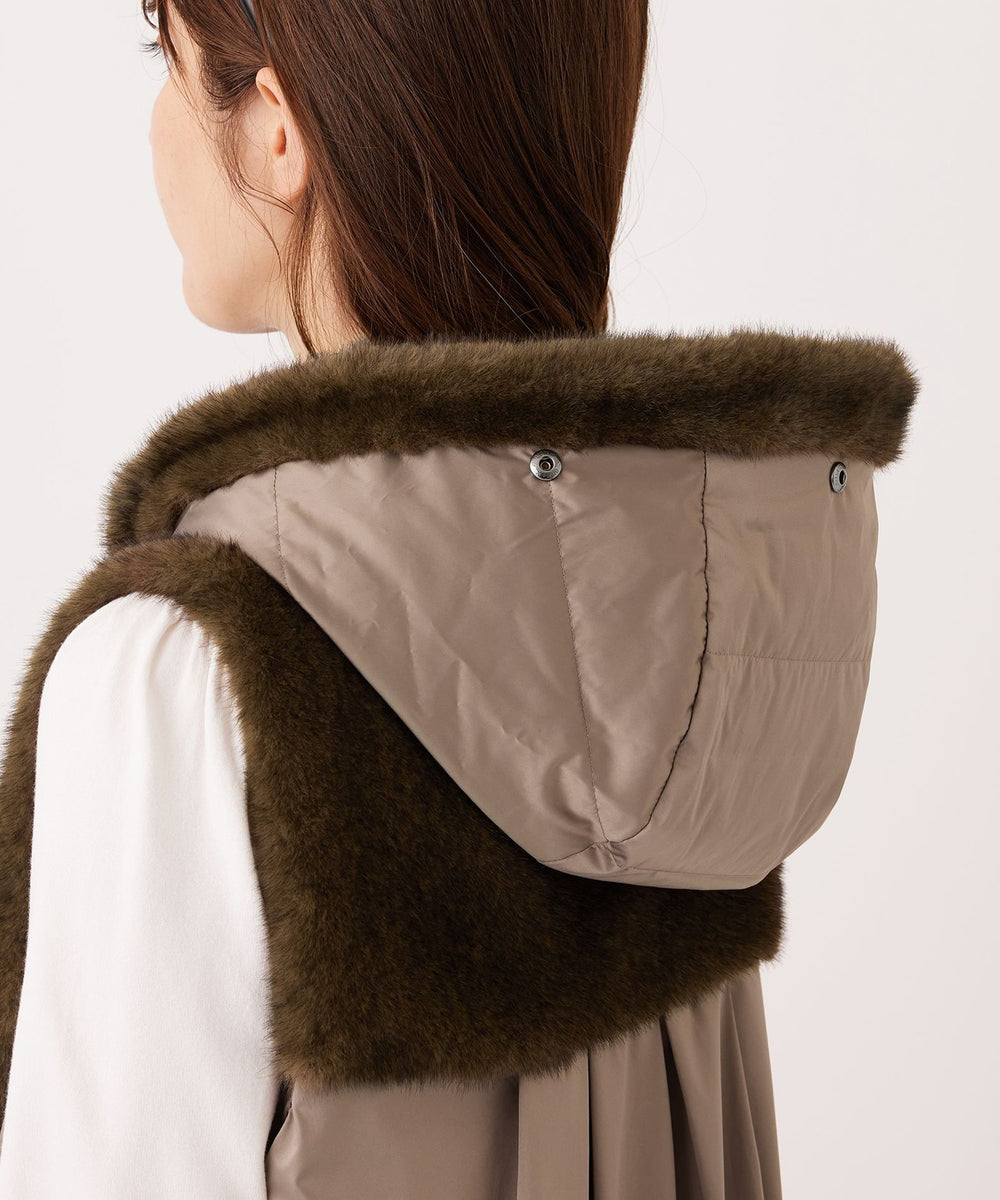 L】フェイクファー ドッキングジレ(ベスト)｜TO BE CHIC(トゥー ビー