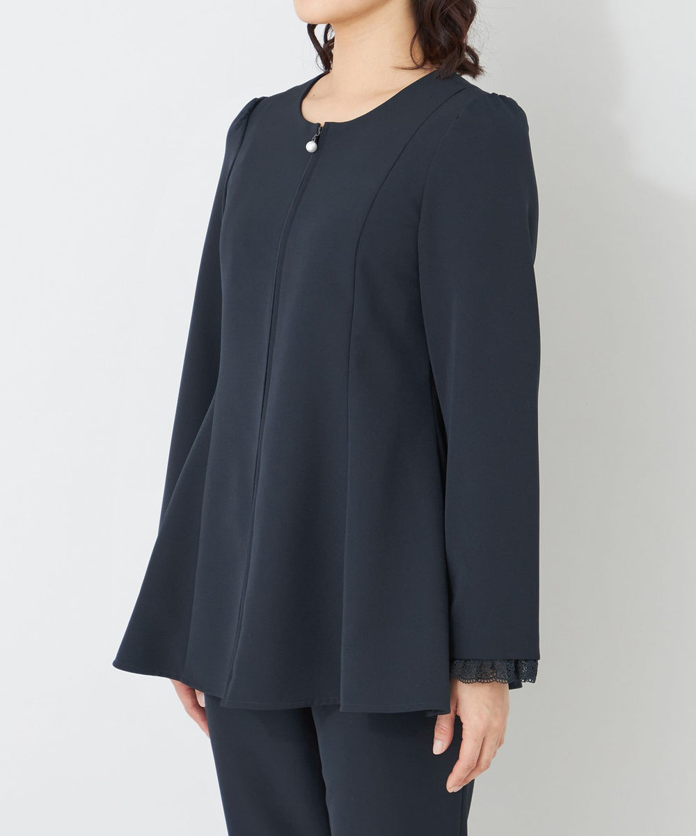 L】デュアルストレッチ ZIP チュニック(トップス)｜TO BE CHIC(トゥー