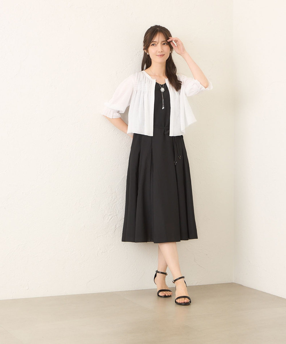 L】シャーリングショート ボレロ(トップス)｜TO BE CHIC(トゥー ビー