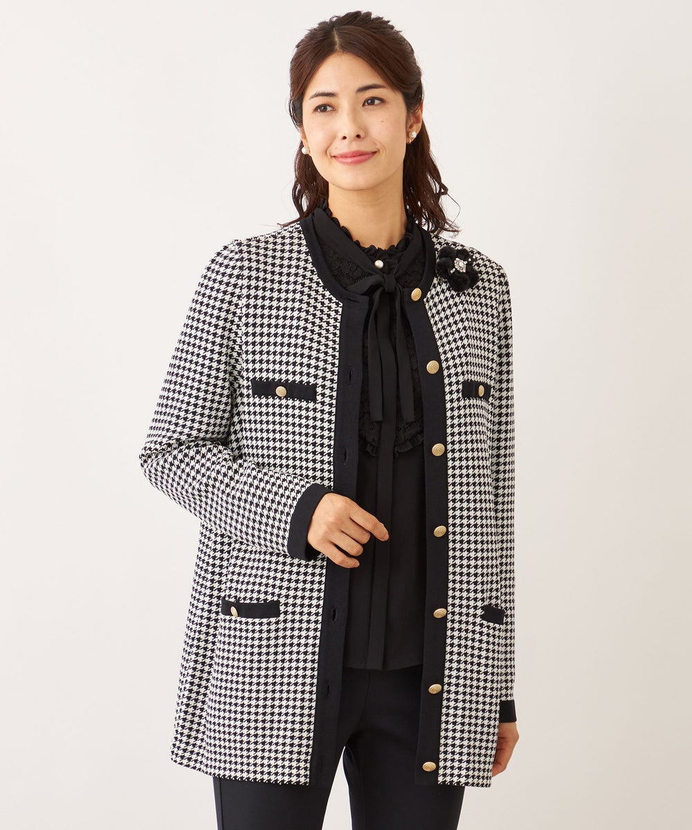 L】千鳥 ミドルカーディガン(トップス)｜TO BE CHIC(トゥー ビー