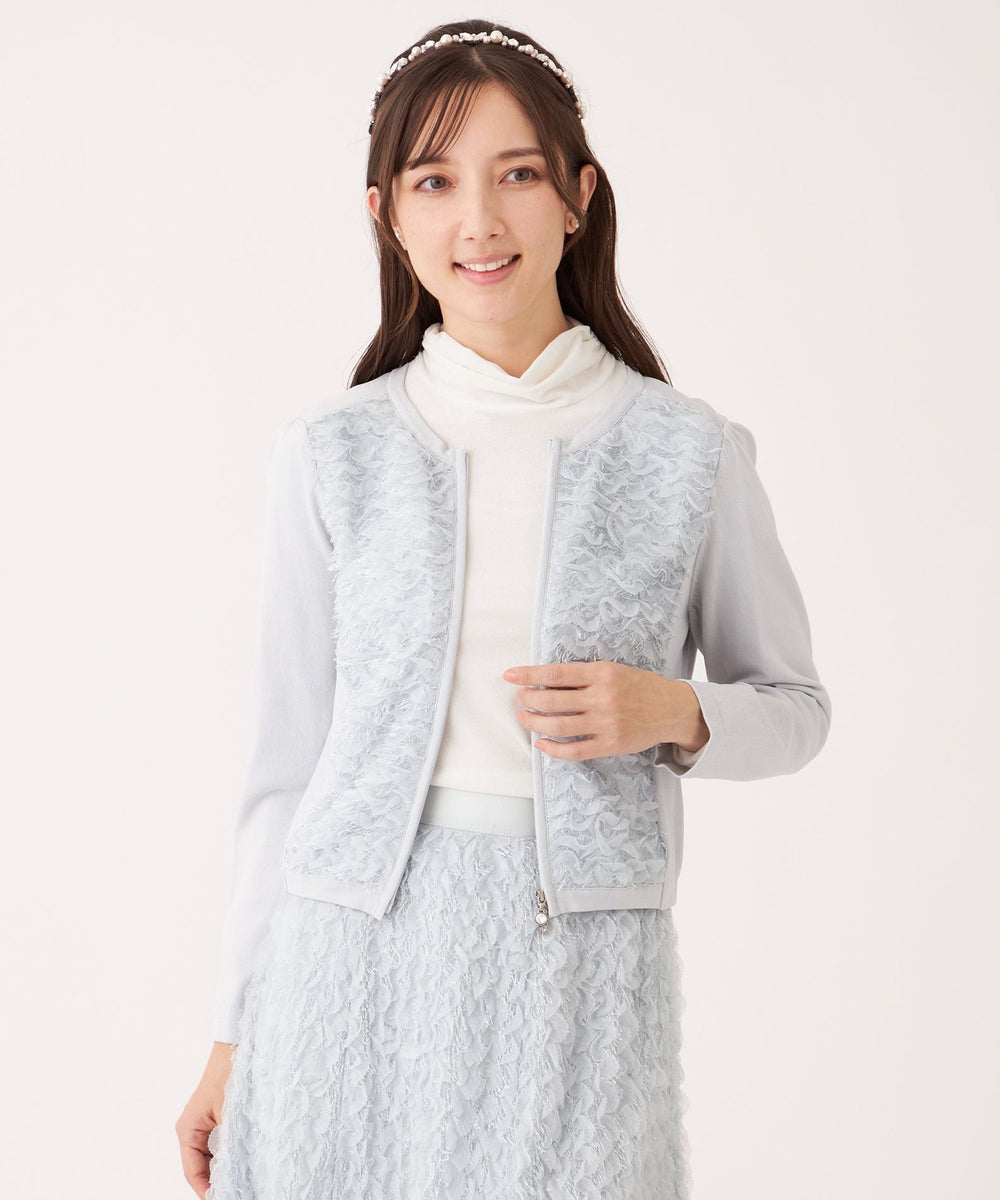 Christian Dior 黒 レースカーディガン M セットアップ Christian Dior 黒 レースカーディガン M セットアップ