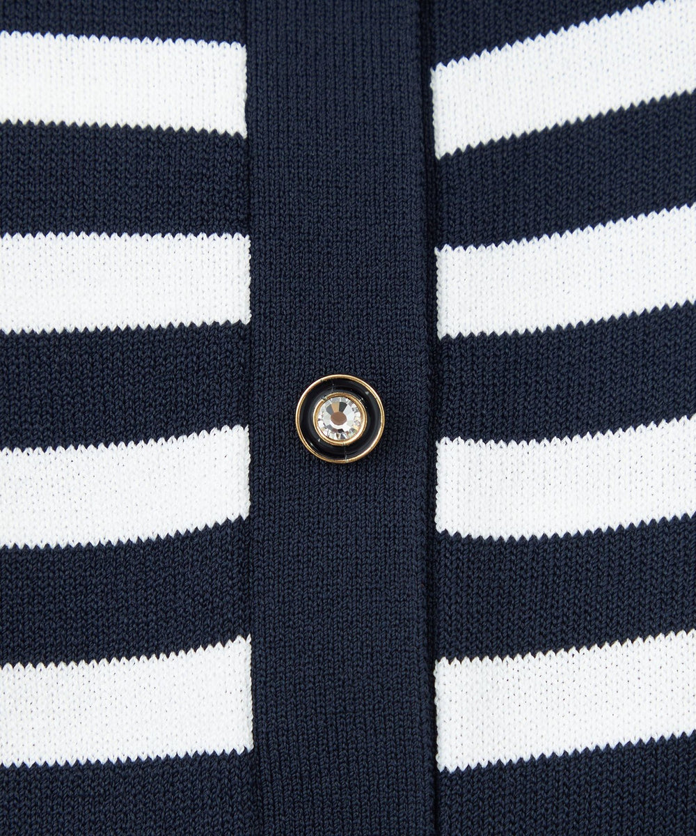 L】ニットタフタドッキング ワンピース(ワンピース)｜TO BE CHIC