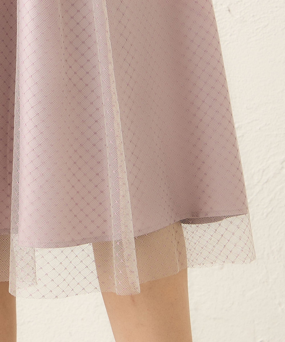 L】ニットコンビ チュールワンピース(ワンピース)｜TO BE CHIC(トゥー