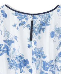 L】シフォンフラワープリント ワンピース(ワンピース)｜TO BE CHIC