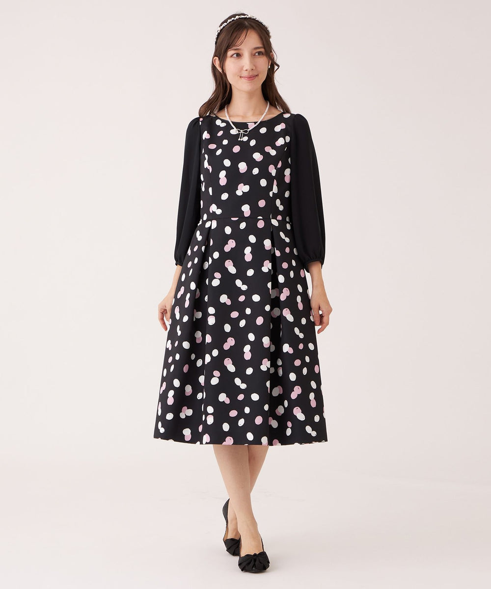 トゥービーシック　2wayドットワンピース　44 L】ランダムドット ワンピース(ワンピース)｜TO BE CHIC(トゥー ビー